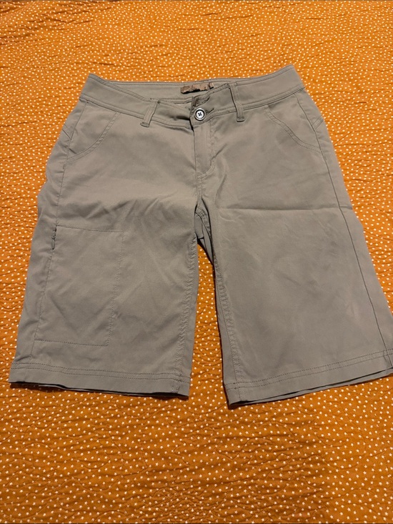 Prana Pants - Prana Women's Light Gray Bermuda Shorts